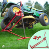 Leve tracteur Tondeuse Supporte 400 kg max Rouge - VOUNOT FR