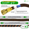 Tuyau d’Arrosage Extensible 45m Renforce avec Accessoires orange - VOUNOT FR