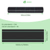 Toile de paillage contre les mauvaises herbes 50Mx1M Anti-UV 100g/m2 - VOUNOT FR