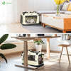Sac transport pliable chien chat caisse cage portable 60x44x44cm beige - VOUNOT FR
