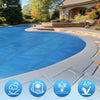 Bache a bulle piscine 120 microns rectangulaire decoupable 300x200cm bleu - VOUNOT FR