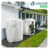 Voiles d'Hivernage Plante avec Cordon et zipper 60g/m² 200x240cm Blanc - VOUNOT FR
