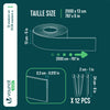 Bordure de jardin PE haute flexible 20M avec piquets vert