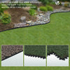 Bordure de jardin PVC flexible 40m avec piquets noir