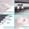 Lot de 9 sac de rangement sous vide Non Tisse XXL gris - VOUNOT FR