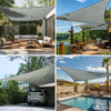 Voile d'ombrage Triangle en Polyester Imperméable avec Kit de Montage 3x3x3m Gris - VOUNOT FR