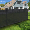 Brise vue occultant en HDPE 90g/m² 1.5x20m avec attaches de fixation anthracite - VOUNOT FR