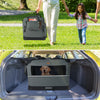 Sac transport pliable chien chat caisse cage portable 70x52x52cm gris - VOUNOT FR