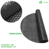 Bache a bulle piscine 120 microns ronde decoupable Ø366cm noir - VOUNOT FR