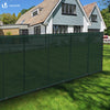 Brise vue occultant en HDPE 90g/m² 1.5x20m avec attaches de fixation vert - VOUNOT FR