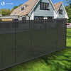 Brise vue occultant en HDPE 90g/m² 1.8x20m avec attaches de fixation gris - VOUNOT FR