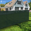 Brise vue occultant en HDPE 90g/m² 1.8x20m avec attaches de fixation vert - VOUNOT FR