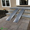 Lot de 2 rampe de chargement 135cm en acier galvanise - VOUNOT FR