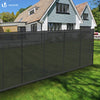Brise vue occultant en HDPE 90g/m² 1.5x20m avec attaches de fixation gris - VOUNOT FR