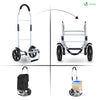 Chariot de course pliable aluminium 2 roues noir - VOUNOT FR