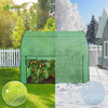 Serre de jardin hivernage murale adossee avec bache PE 200x100x180cm vert - VOUNOT FR