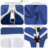 Tonnelle de Jardin 3x3m Pliable avec portes et fenêtres Bleu - VOUNOT FR