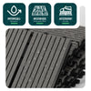 Lot de 16 dalles clipsables exterieures 30x30cm en Composite WPC Gris - VOUNOT FR