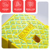 Lot de 2 Rampes de Trottoir en Polypropylene 25x27x7 cm Jaune - VOUNOT FR