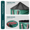 Lot de 3 Sac de Jardin Pop up 100L en Polyéthylène avec Poignées