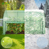 Serre de jardin hivernage murale adossee avec bache PE 300x100x180cm vert - VOUNOT FR