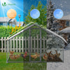 Enclos poulailler en metal galvanise et grillage avec bache PE 300x200x200cm - VOUNOT FR