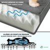 Matelas panier pour chien avec tapis gel rafraichissant amovible 115x80cm - VOUNOT FR