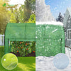 Serre de jardin hivernage murale adossee avec bache PE 300x100x180cm vert - VOUNOT FR