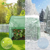 Serre de jardin hivernage murale adossee avec bache PE 200x100x180cm vert - VOUNOT FR