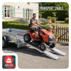 Rampe de chargement pliable Lot de 2 pcs en acier galvanise 160cm - VOUNOT FR