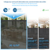 Brise vue occultant en HDPE 150g/m² 1.8x20m avec attaches de fixation anthracite - VOUNOT FR
