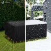 Housse salon de jardin bache de protection 420D 242x162x73cm noire - VOUNOT FR