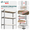 Etagères de rangement charge lourde robuste à 5 niveaux 90x40x180cm - VOUNOT FR