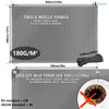 Bâche de Protection en Polyéthylène resistant et impermeable 180g/m² gris et noir 4x6m - VOUNOT FR