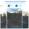 Brise vue occultant en HDPE 150g/m² 1.8x20m avec attaches de fixation anthracite - VOUNOT FR