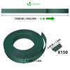 Kit de lamelles occultantes PVC brise vue 75m x 4.7cm avec 150 clips Vert - VOUNOT FR