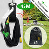 Tuyau d’Arrosage Extensible 45m Renforce avec Accessoires noir - VOUNOT FR