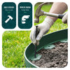 Bordure de jardin PE flexible 20m avec piquets vert - VOUNOT FR