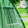 Serre de jardin hivernage dome avec bache PE 160x160x180cm Vert - VOUNOT FR
