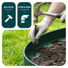 Bordure de jardin plastique flexible 20m avec piquets vert - VOUNOT FR