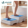 Marche pied antiderapant salle de bain empilable 50x40x10cm PP EVA bleu - VOUNOT FR
