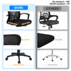 Fauteuil de Bureau Ergonomique pivotant avec dossier toile respirant Noir - VOUNOT FR