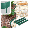 Bordure de jardin PE haute flexible 20M avec piquets vert