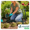 Agenouilloir tabouret de jardin 2 en 1 avec pochette de rangement EVA vert