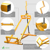 Leve tracteur Tondeuse Supporte 400 kg max Jaune - VOUNOT FR