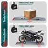 Lot de 2 Rampe de chargement pliable Charge lourde antiderapant en acier galvanise 196cm - VOUNOT FR