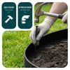 Bordure de jardin plastique flexible 10m avec piquets noir - VOUNOT FR