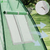 Serre de jardin hivernage dome avec bache PE 160x160x180cm Vert - VOUNOT FR