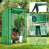 Serre de jardin Serre tomates avec grande porte enroulable bache PE renforcee 135g/m2 100x50x150cm Vert - VOUNOT FR