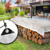 Bâche de Protection en Polyéthylène resistant et impermeable 180g/m² blanche 4x8m - VOUNOT FR